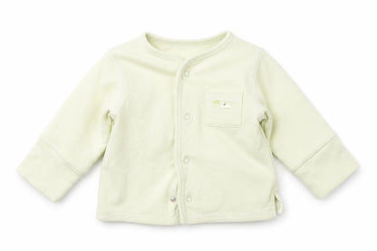 Front view of Gap girls’ green jumper, size 0-3, months