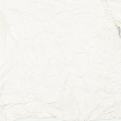 Just Jeans Womens White   Pullover Jumper Size XS