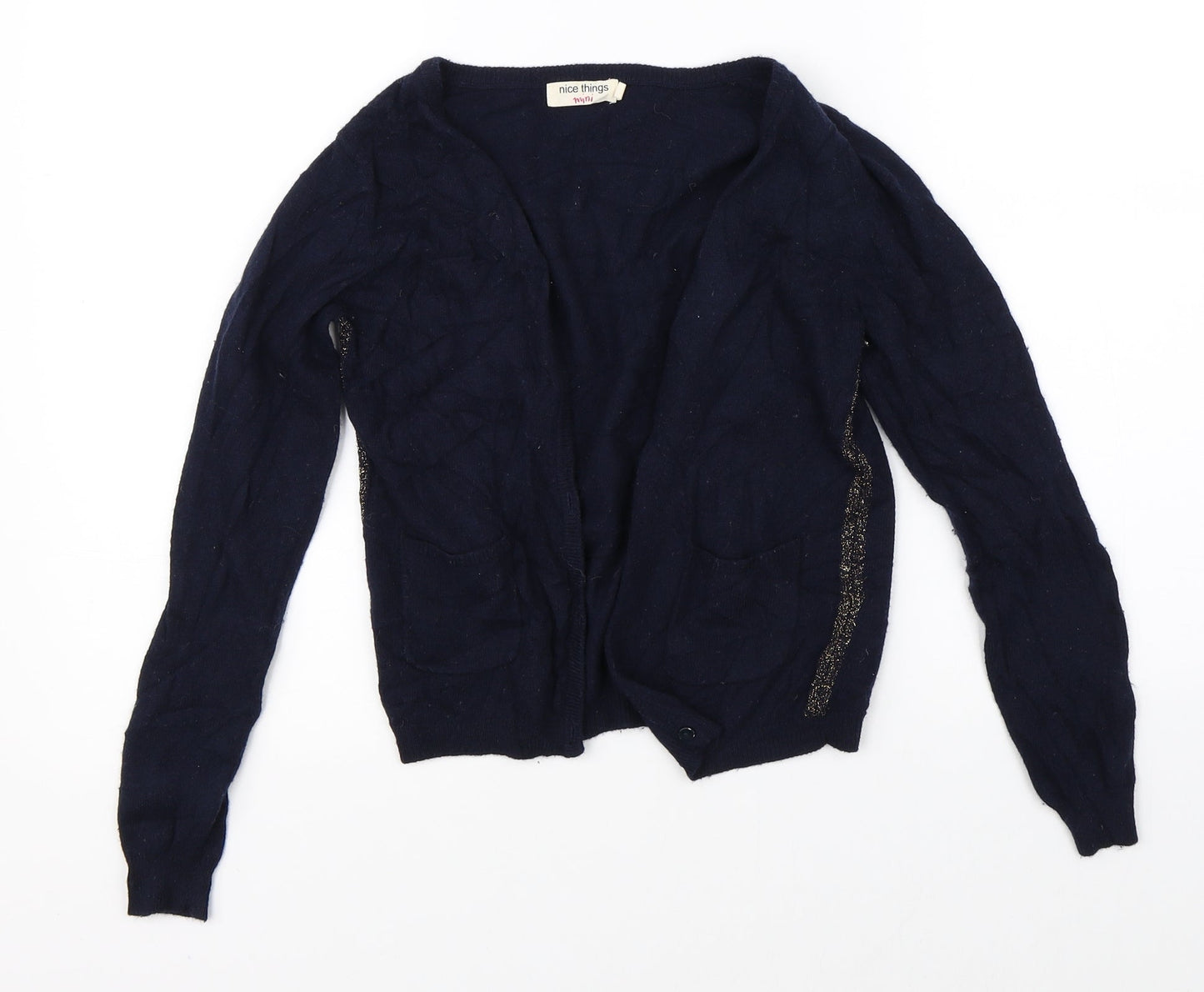 nice things Girls Blue   Cardigan Jumper Size 10 Years