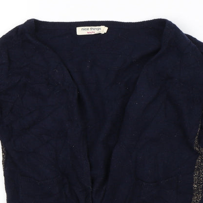 nice things Girls Blue   Cardigan Jumper Size 10 Years