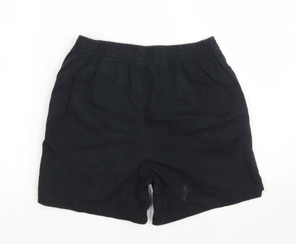 George Boys Black   Sweat Shorts Size 9-10 Years