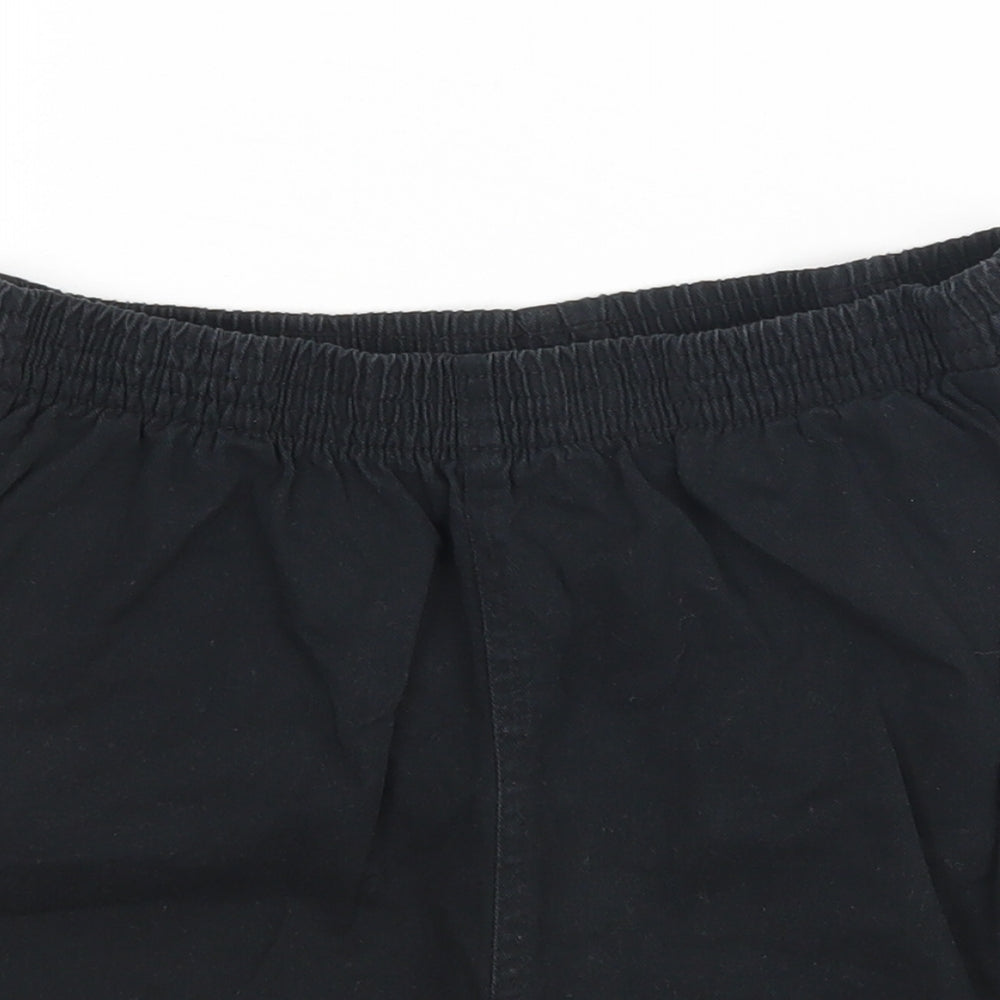 George Boys Black   Sweat Shorts Size 9-10 Years