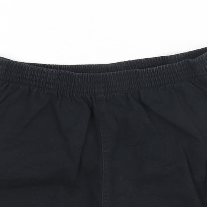 George Boys Black   Sweat Shorts Size 9-10 Years