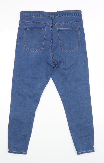 Denim co Womens Blue   Skinny Jeans Size 10 L24 in