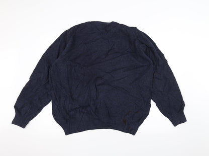 Marks and Spencer Womens Blue   Pullover Jumper Size XL