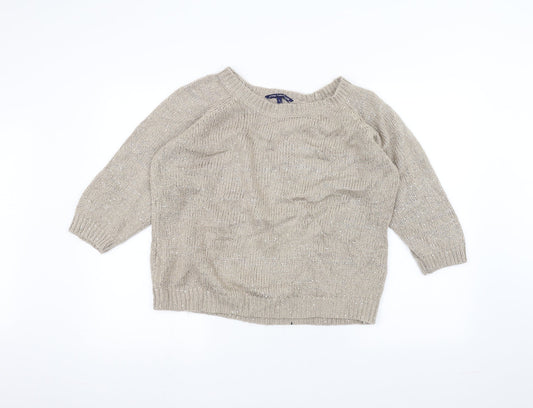 Store Twenty One Womens Brown  Knit Pullover Jumper Size L