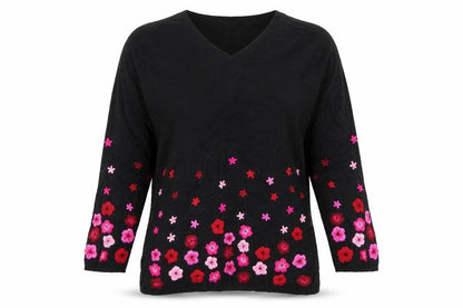 I.N.C Womens Black   Pullover Jumper Size L