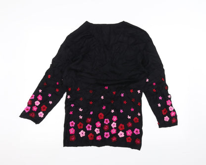 I.N.C Womens Black   Pullover Jumper Size L