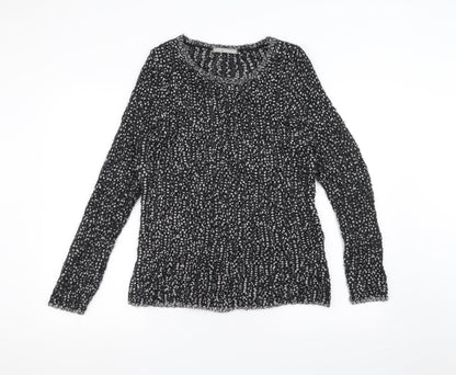 Marks & Spencer Womens Black  Knit Pullover Jumper Size 12