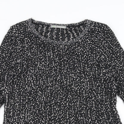 Marks & Spencer Womens Black  Knit Pullover Jumper Size 12
