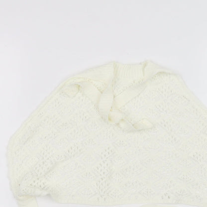 Nasty Gal Womens White   Basic T-Shirt Size 6