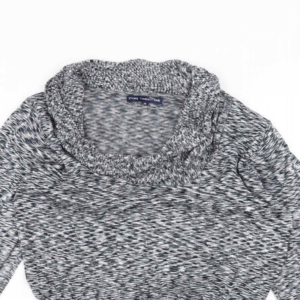 Store Twenty One Womens Blue Pullover Jumper Size 10