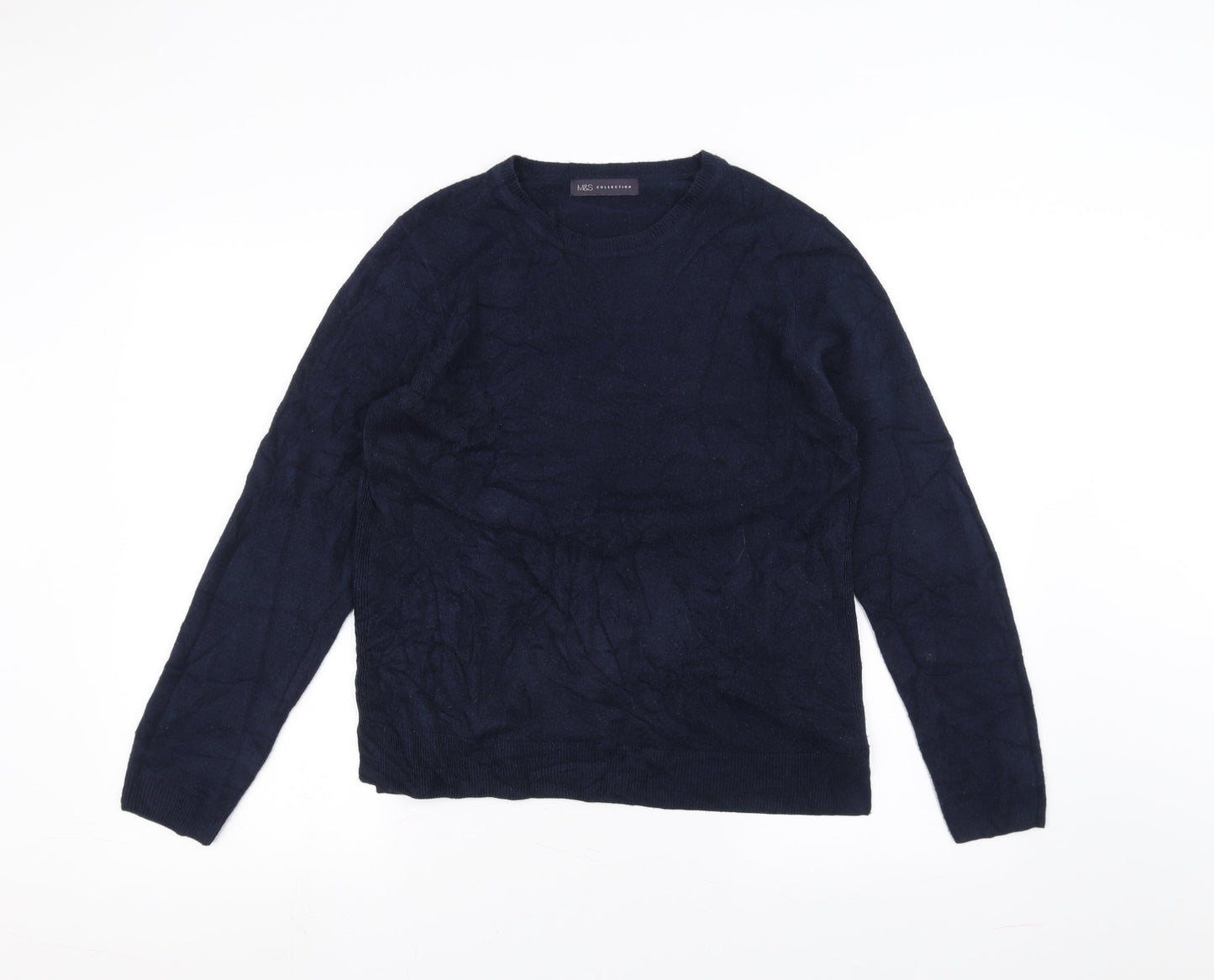 Marks and Spencer Womens Blue  Knit Pullover Jumper Size 14