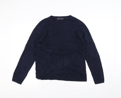 Marks and Spencer Womens Blue  Knit Pullover Jumper Size 14