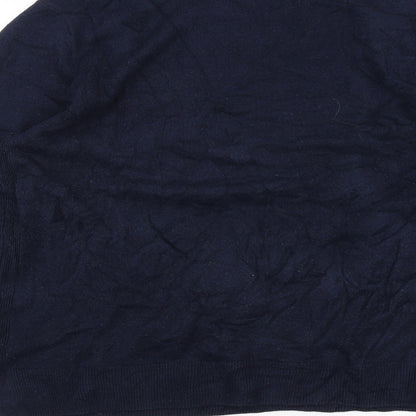 Marks and Spencer Womens Blue  Knit Pullover Jumper Size 14
