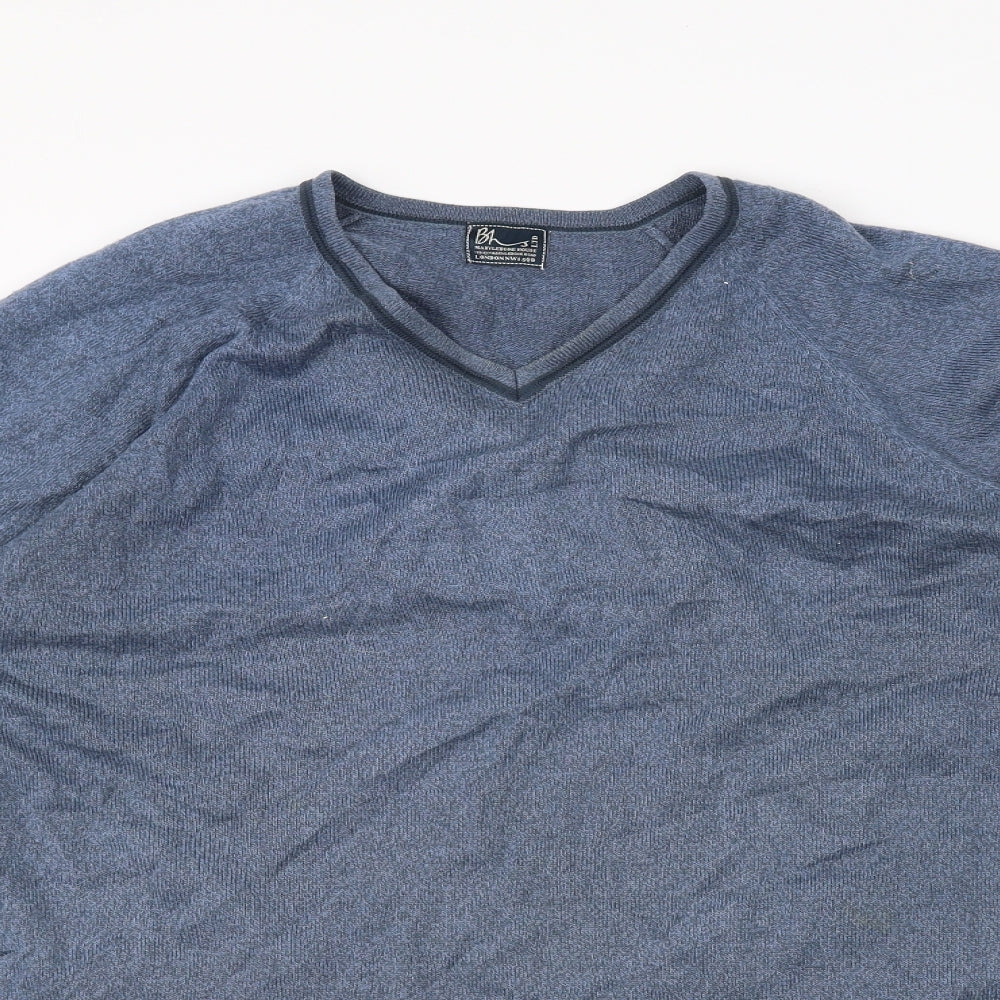 BHS Mens Blue   Pullover Jumper Size M
