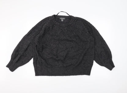 Primark Womens Black   Pullover Jumper Size L