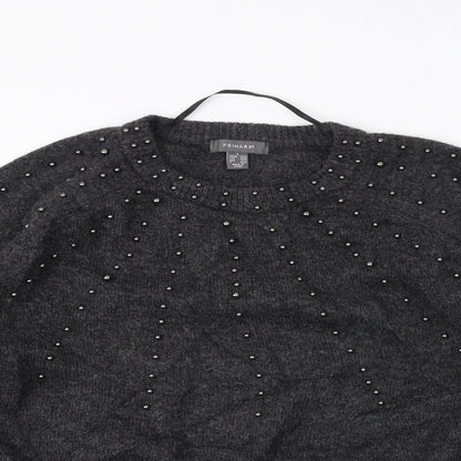 Primark Womens Black   Pullover Jumper Size L