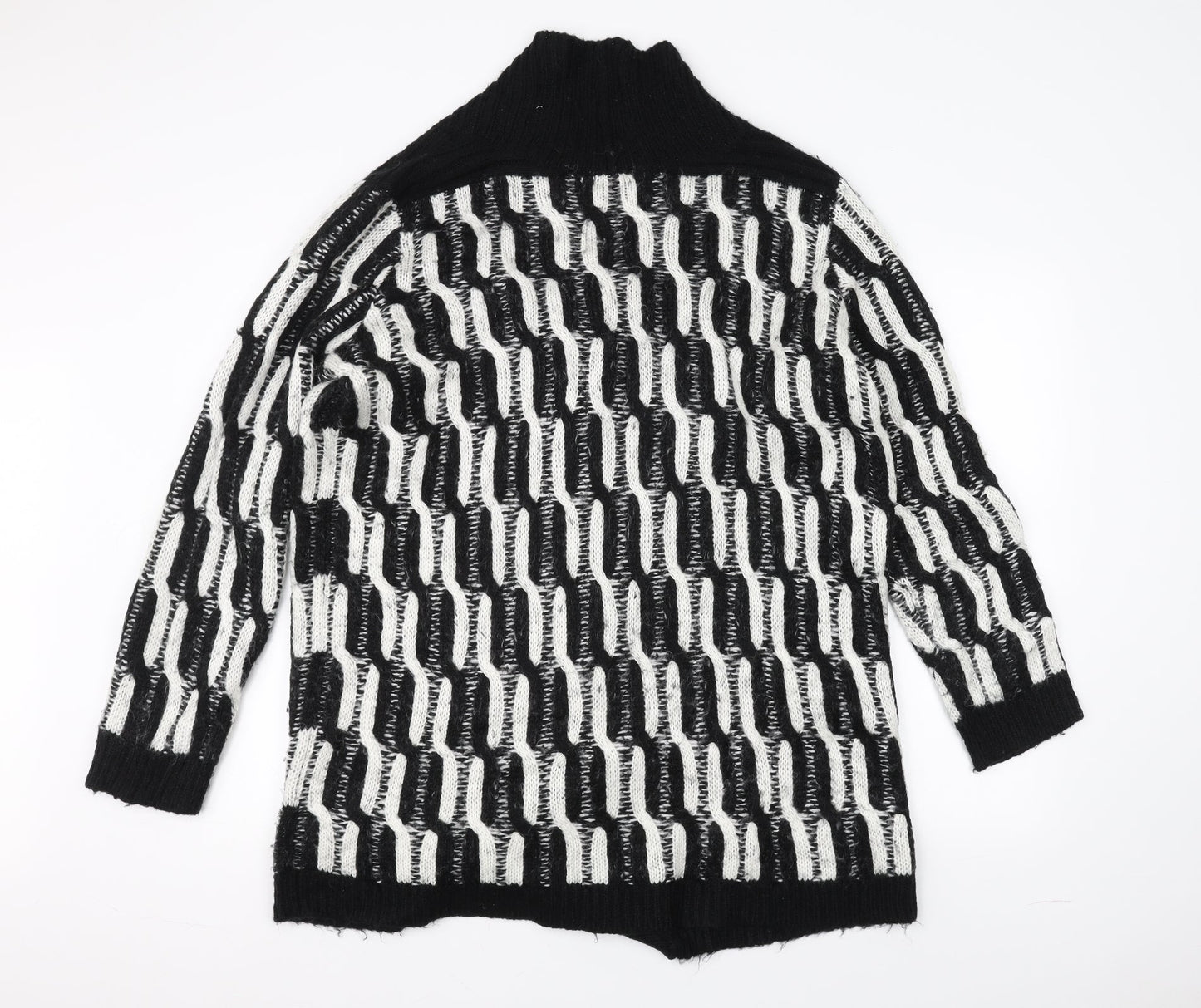 TU Womens Black  Knit Jacket  Size L