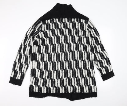 TU Womens Black  Knit Jacket  Size L