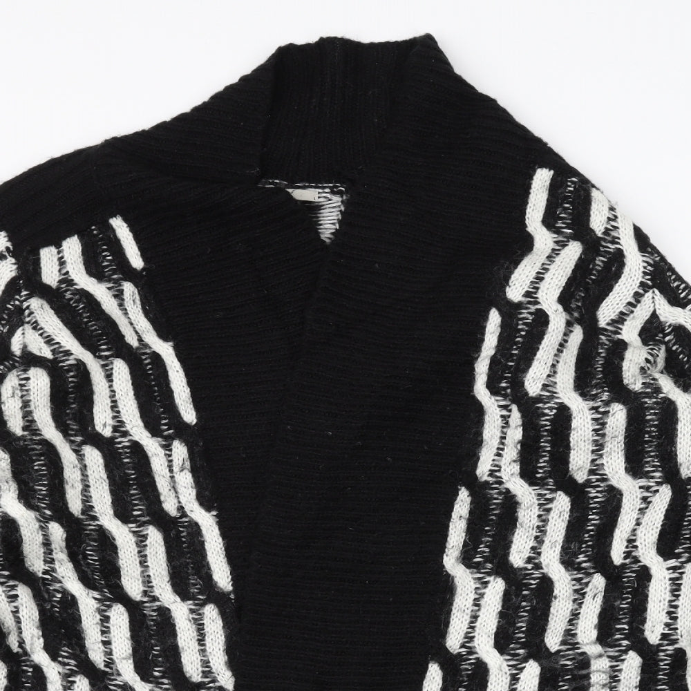 TU Womens Black  Knit Jacket  Size L