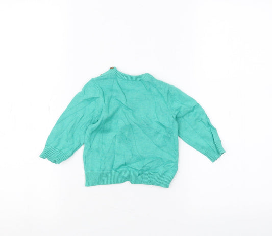 Marks and Spencer Baby Green   Pullover Jumper Size 3-6 Months
