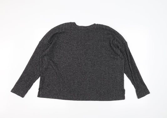 Primark Womens Black   Pullover Jumper Size L