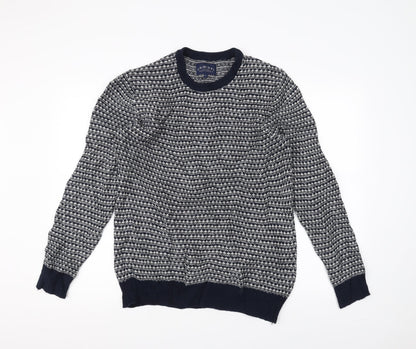 Criminal Womens Blue   Pullover Jumper Size L