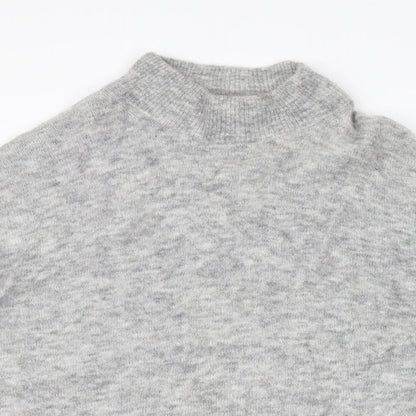 H&M Womens Grey  Knit Pullover Jumper Size M