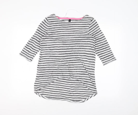 Womens UK Size S VERO MODA White Basic T-Shirt