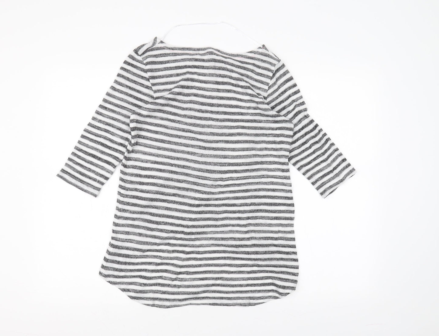 Womens UK Size S VERO MODA White Basic T-Shirt