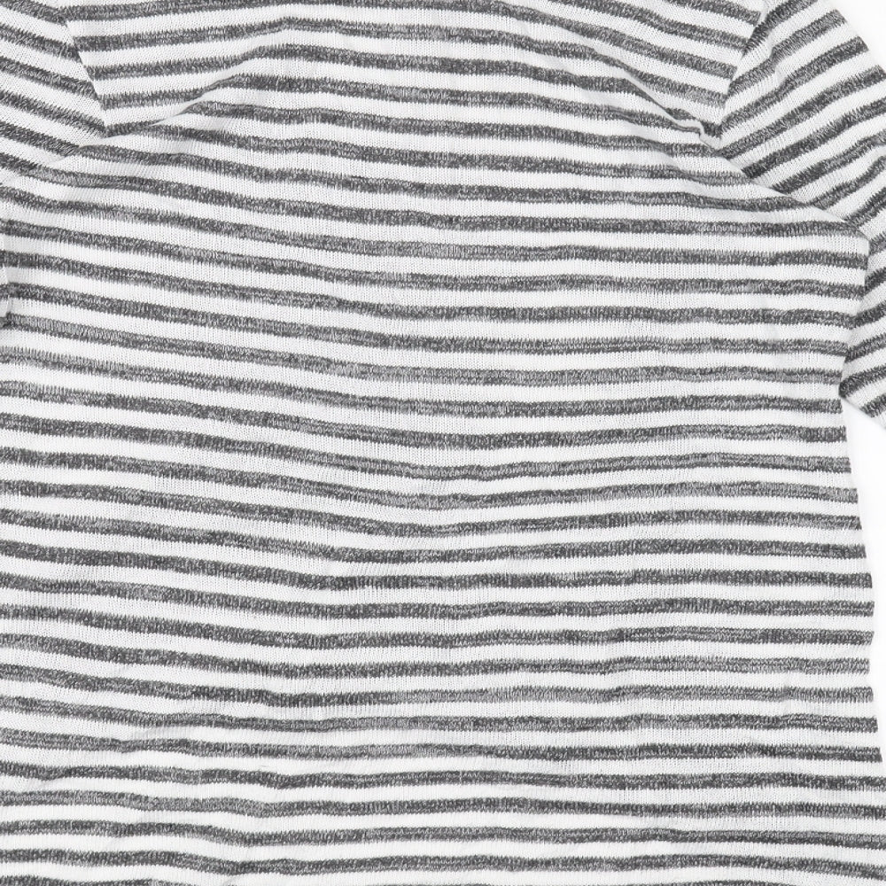 Womens UK Size S VERO MODA White Basic T-Shirt