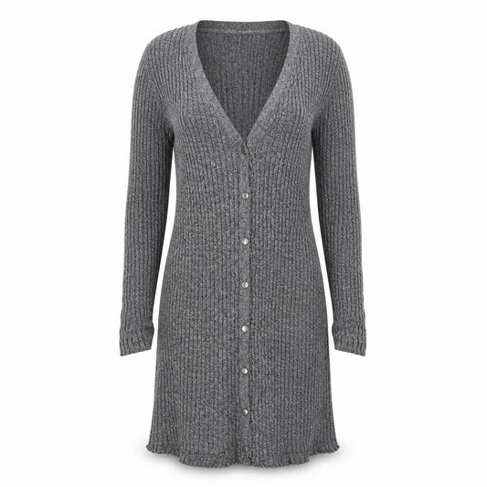 Brave Soul Womens Grey   Cardigan Jumper Size S