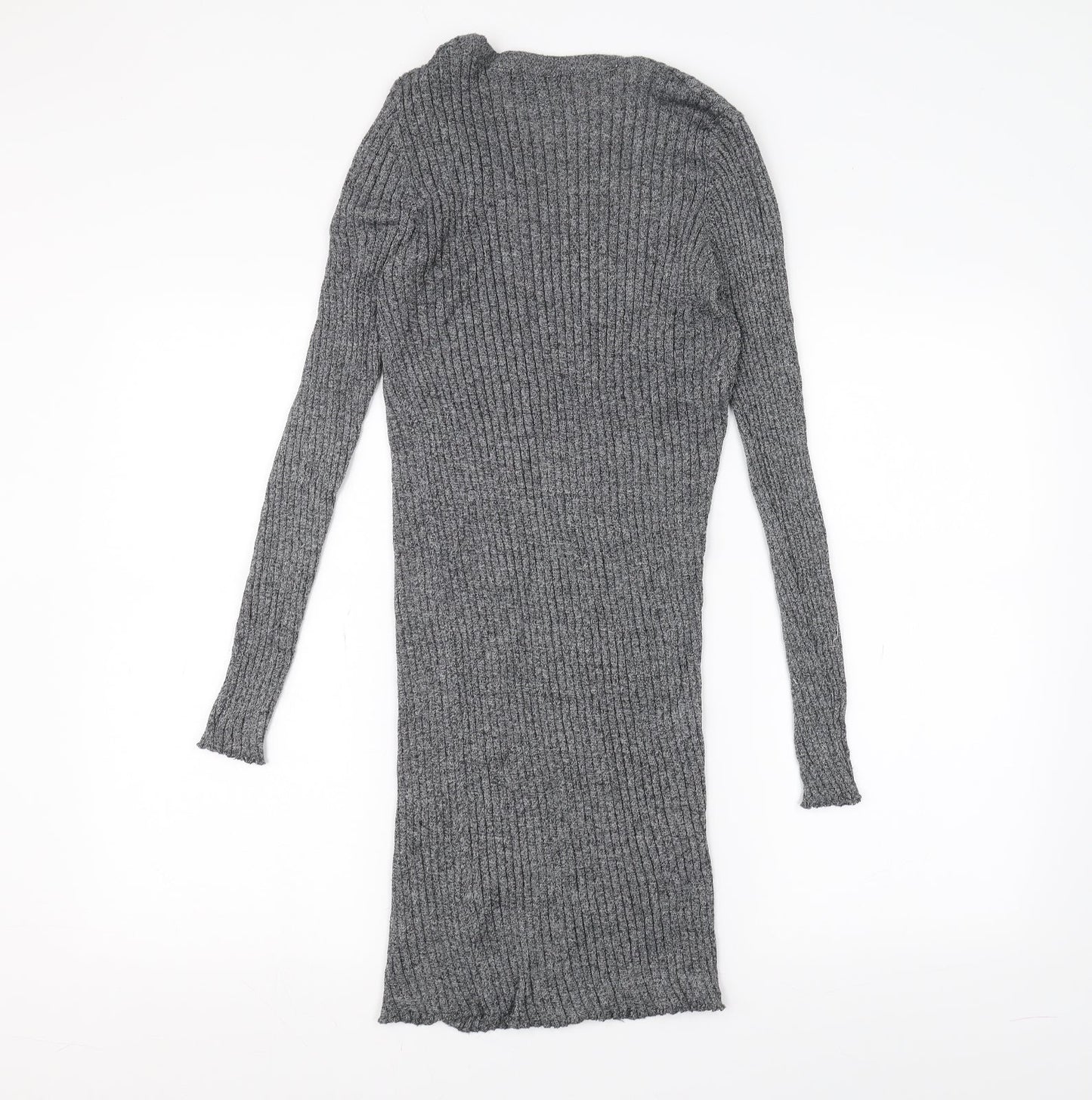 Brave Soul Womens Grey   Cardigan Jumper Size S