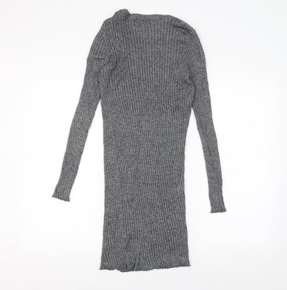 Brave Soul Womens Grey   Cardigan Jumper Size S