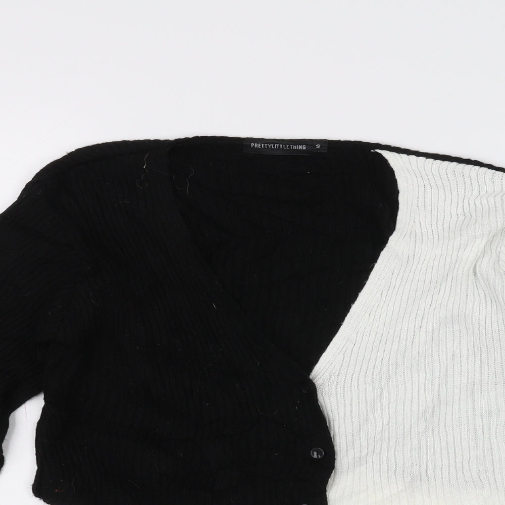 PRETTYLITTLETHING Womens White   Cardigan Jumper Size S