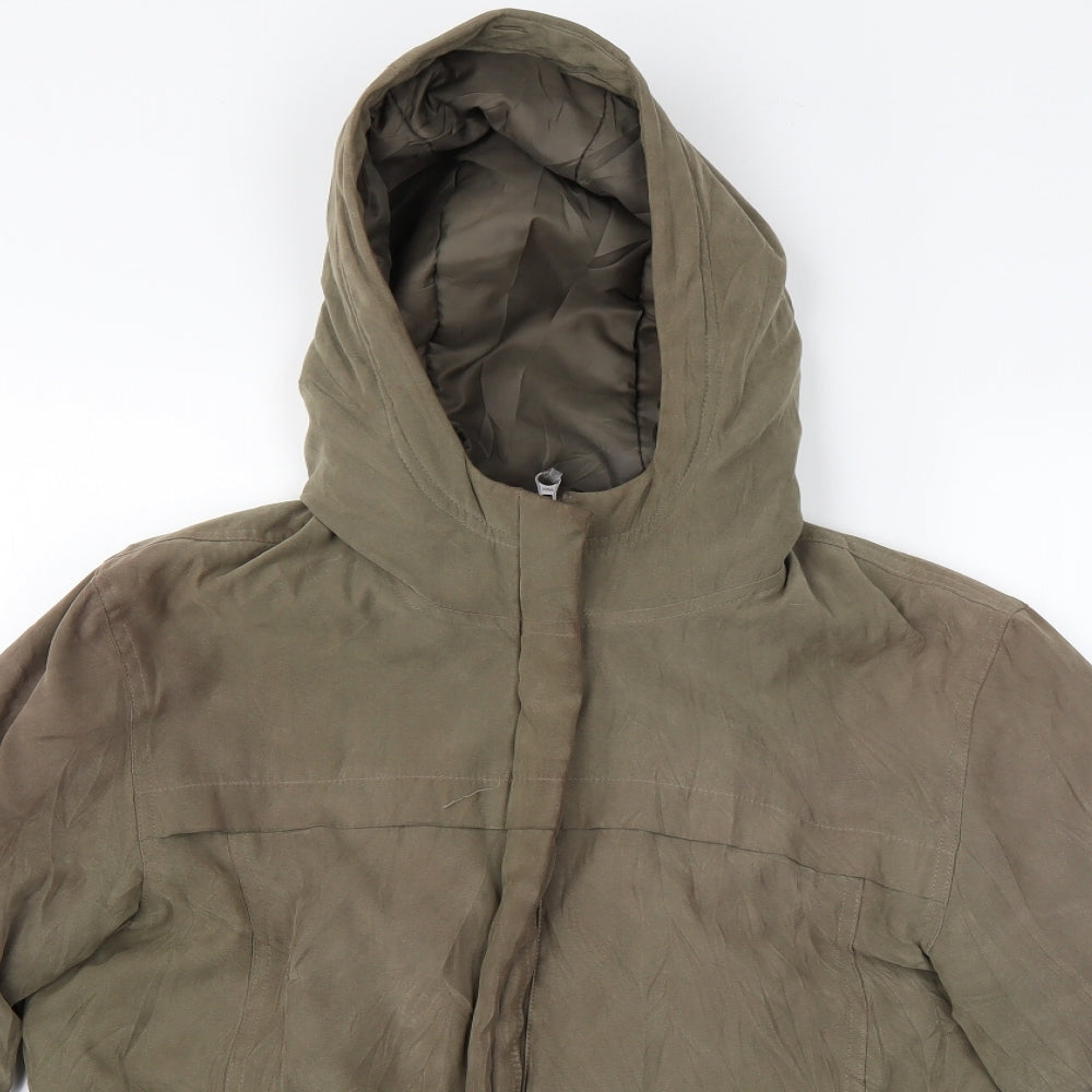 Womens UK Size 8 NEXT Green Anorak Coat