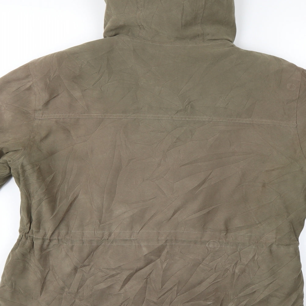 Womens UK Size 8 NEXT Green Anorak Coat