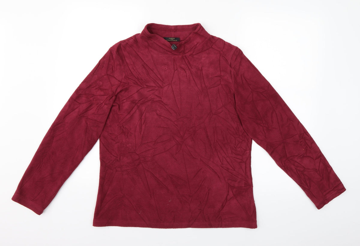 St Michael Womens Red Pullover Jumper Size 14