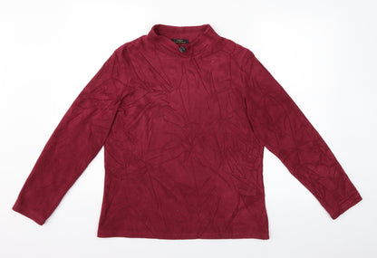 St Michael Womens Red Pullover Jumper Size 14