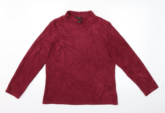 St Michael Womens Red   Pullover Jumper Size 14