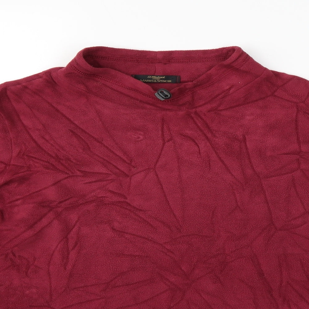 St Michael Womens Red Pullover Jumper Size 14