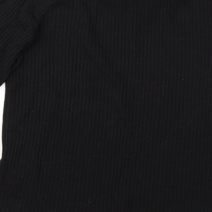 Brave Soul Womens Black   Pullover Jumper Size M