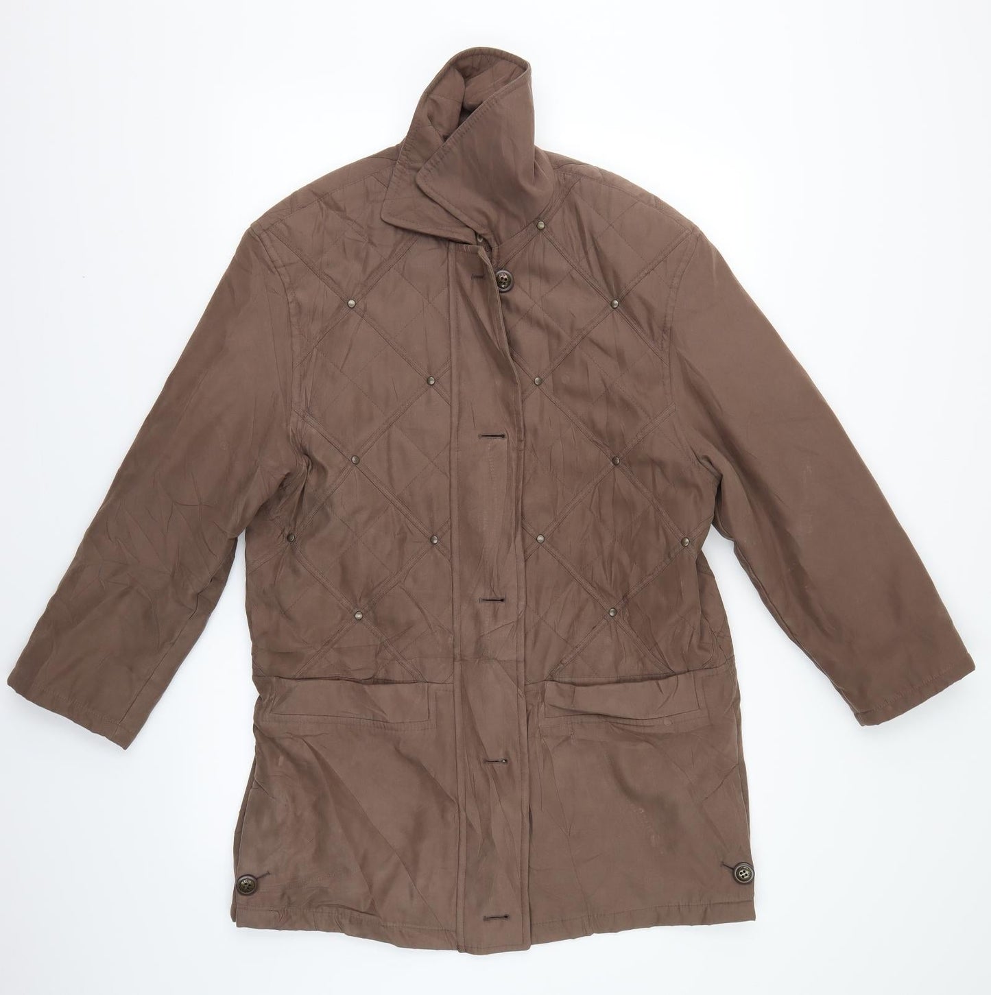 kiretta Womens Brown   Jacket Coat Size 8