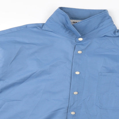 Mens UK Size L madeinwn Blue  Button-Up Long Sleeve Casual Shirt