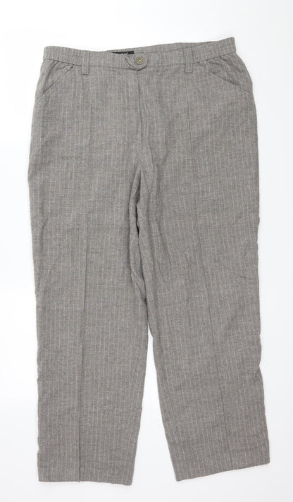 Womens UK Size 16 MICHELE Regular Fit  Grey Trousers