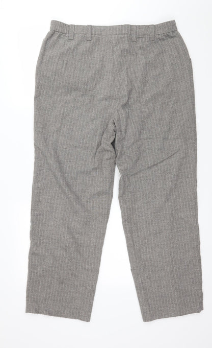 Womens UK Size 16 MICHELE Regular Fit  Grey Trousers