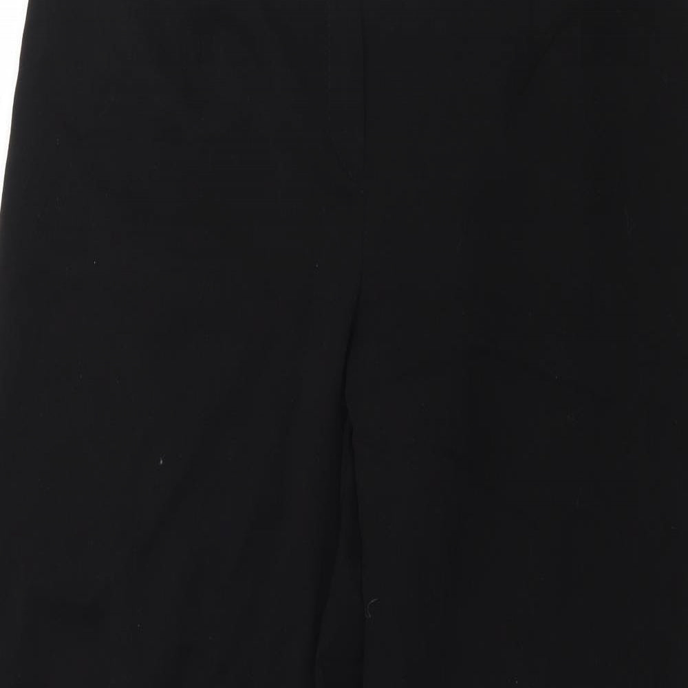 Womens UK Size 34 in Preworn Regular Fit  Black Trousers