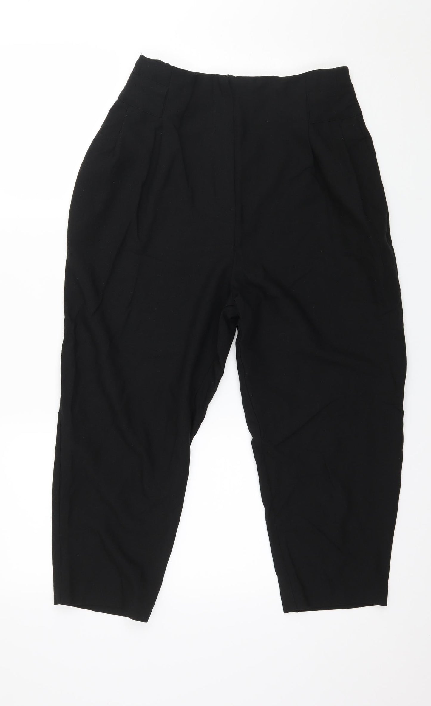 Womens UK Size 8 ASOS Regular Fit  Black Trousers