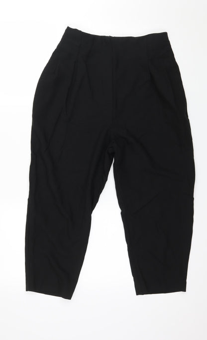 Womens UK Size 8 ASOS Regular Fit  Black Trousers